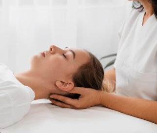 Persona sintiéndose aliviada